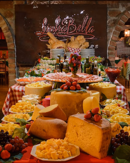 Cantina italiana na serra